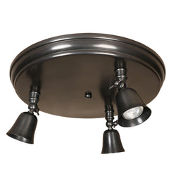 Fleure on round plate large - Authentage