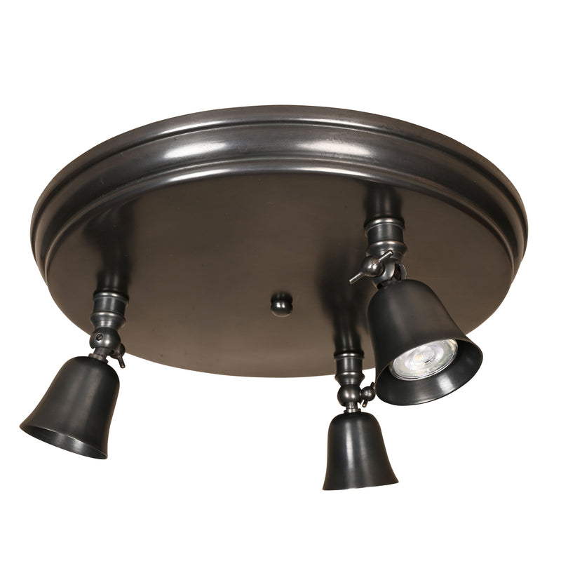 Fleure on round plate large - Authentage
